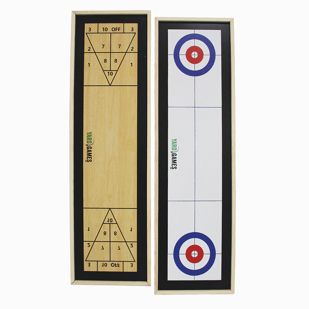 Curling & Shuffleboard 2-in-1 Board Game (Table Top)