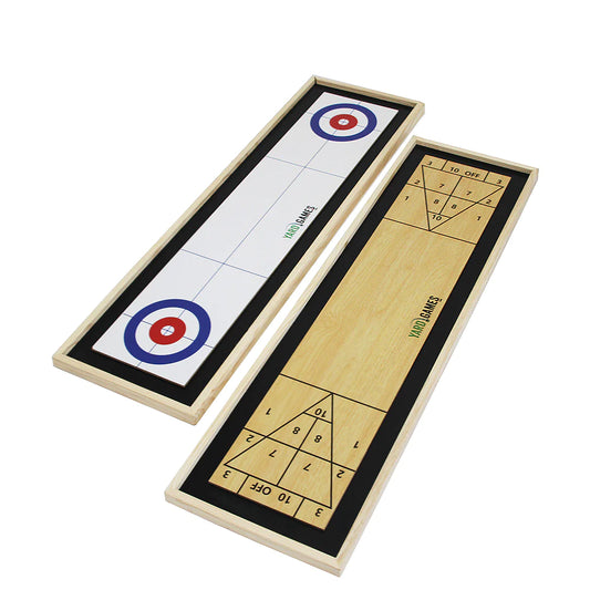 Curling & Shuffleboard 2-in-1 Board Game (Table Top)