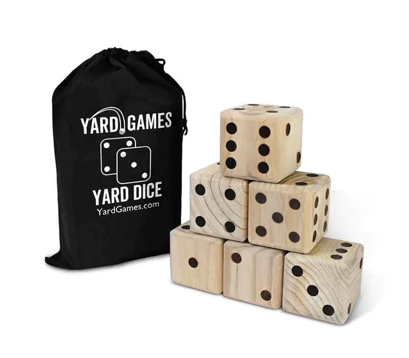 Giant Wooden Yard Dice Game