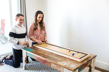 Curling & Shuffleboard 2-in-1 Board Game (Table Top)