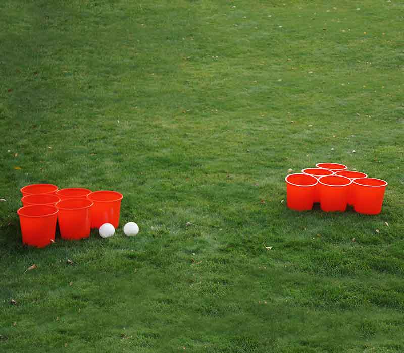 Giant Yard Pong Game