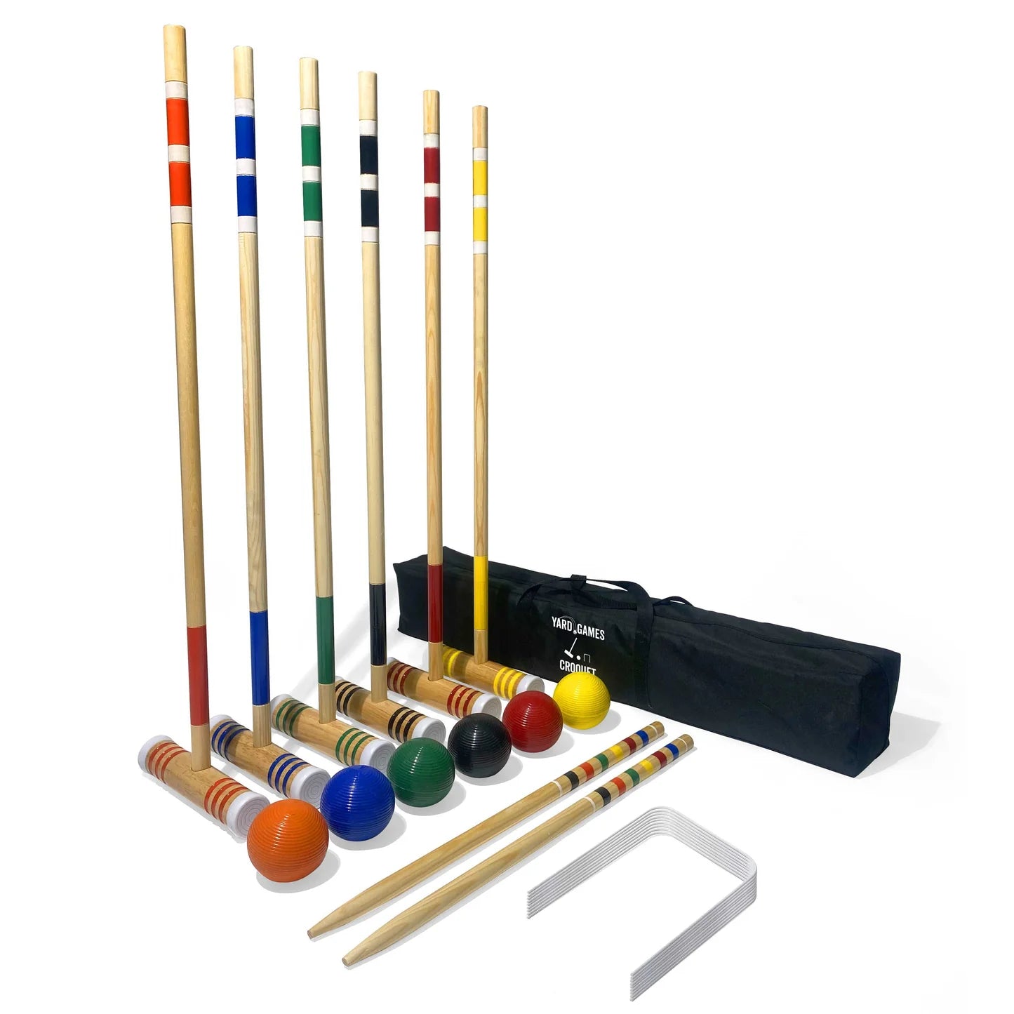 Travel Croquet Set for 6 Players