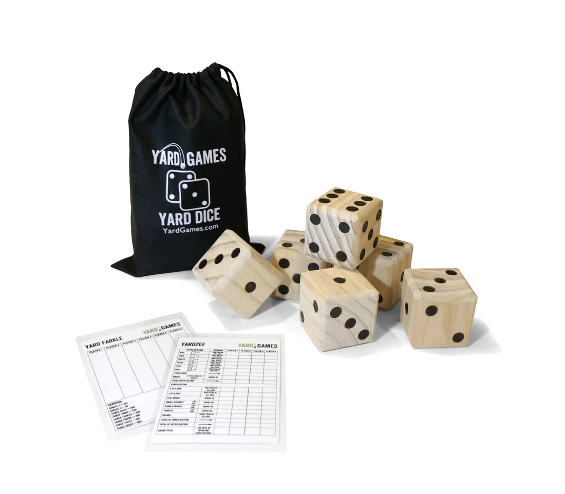 Giant Wooden Yard Dice Game