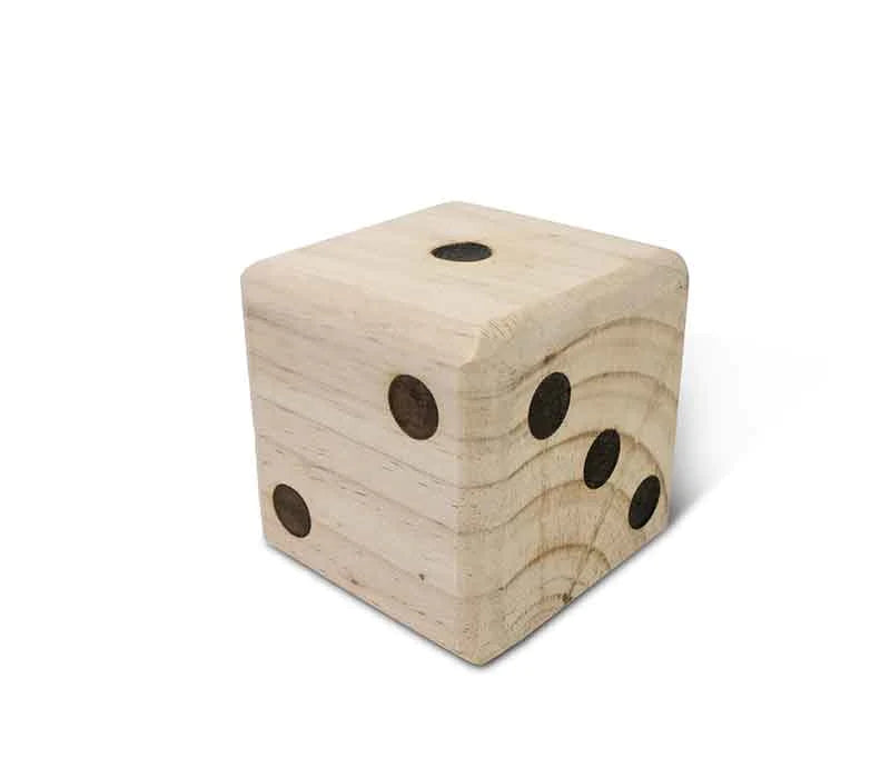 Giant Wooden Yard Dice Game