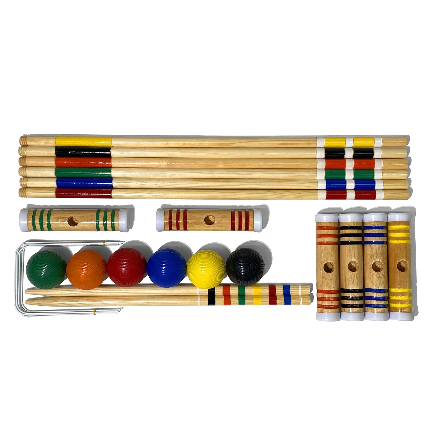 Travel Croquet Set for 6 Players